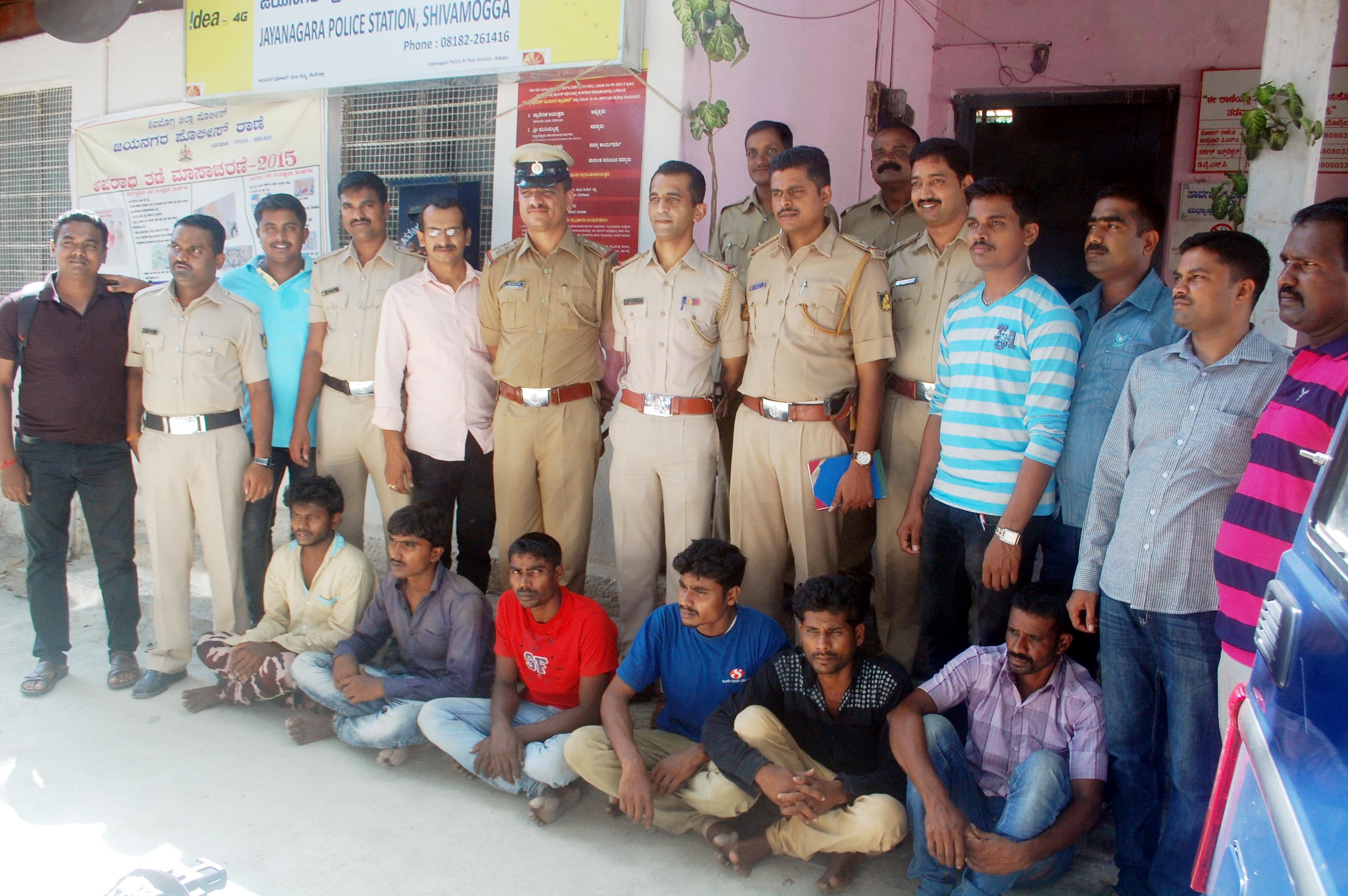 ಶಿವಮೊಗ್ಗ ರೌಡಿಯ ಹತ್ಯೆ ಪ್ರಕರಣ 6 ಮಂದಿ ಬಂಧನ